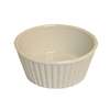 Thunder Group 5oz Bone Fluted Plastic Ramekin - 1dz - PLRM005W 