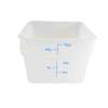 Thunder Group 12qt Square Food Storage Container - Translucent - PLSFT012TL 