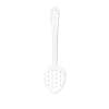 Thunder Group 11in Clear Polycarbonate Perforated Serving Spoon - 1dz - PLSS113CL 