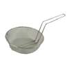 Thunder Group 12in Diameter Fine Mesh Nickel Plated Culinary Basket - SLCB012F 