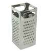 Thunder Group 4in Square Stainless Steel Four-Sided Grater - SLGR004 