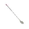 Thunder Group 11in Stainless Steel Twisted Shank Bar Spoon with Red Knob - SLKBS011 