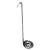 Thunder Group 10oz Stainless Steel Ladle with Hooked Handle - SLOL007H 
