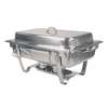 Thunder Group 8qt Stainless Steel Stackable Chafer with Lift Off Lid - SLRCF0833BT 