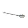 Thunder Group 18in Stainless Steel Solid Flat Handle Basting Spoon - SLSBA018 