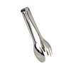 Thunder Group 8in Stainless Steel Fork and Spoon Tongs - SLTTMN008 
