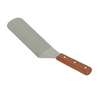 Thunder Group 12.5in Stainless Steel Solid Turner with Wooden Handle - SLTWBT006 