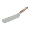 Thunder Group 14.5in Stainless Steel Solid Turner with Wooden Handle - SLTWBT010 