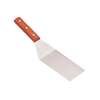 Thunder Group 12-1/2in Straight Blade Solid Turner with Wooden Handle - SLTWBT075 
