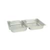 Thunder Group Full Size Divided Stainless Steel Steam Table Pan - 2-1/2in D - STPA3022 