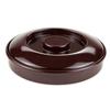 GET Viva Mexico Brown Melamine 7.75in dia.Tortilla Server with Lid - TS-800-BR 