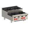 Wolf Commercial 24in W Countertop Gas Achiever 4 Burner Step-up Hotplate - AHP424U 