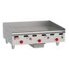 Wolf Commercial 36"W x 24in Heavy Duty Thermostatic Countertop Gas Griddle - ASA36 