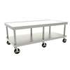 Wolf Commercial 73in W x 30"D x 24in H Equipment Stand with marine edge - STAND/C-72 