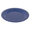 GET WP-10-PB Diamond Peacock Blue 10.5in dia. Wide Rim Mardi Gras Plate 