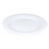 GET WP-12-DW Diamond White Melamine 12in dia. Wide Rim Plate - 1dz 
