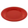 GET Diamond Cranberry Melamine 5.25in dia. Wide Rim Plate - 4dz - WP-5-CR 