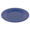 GET WP-7-PB Diamond Peacock Blue Melamine 7.5in dia. Wide Rim Plate-4dz 