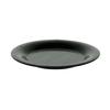 GET WP-9-EW-BK Etchedware Textured Black Melamine 9in Wide Rim Plate - 2dz 
