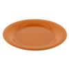 GET WP-9-PK Diamond Harvest Pumpkin Melamine 9in dia. Wide Rim Plate 