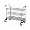 Quantum Food Service 42x18x37-1/2 3 Shelf Utility Cart - WRC-1842-3CG 