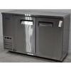 Atosa 59in Shallow Depth Double Solid Door Back Bar Cooler - SBB59GRAUS1 