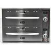 apw wyott Wyott X*PERT Countertop Double Drawer Holding Food Warmer 900W - HDDI-2 