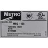 Metro MBQ-120 - Item 267035