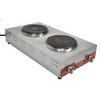 Used Avantco 177EB202F2BA 120V Double Burner Electric Hot Plate - 1800W 