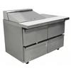 Used Continental Refrigerator SW48-12M 48in Mighty Top 4-Drawer Prep Table 