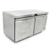 Used Atosa AUR60SD 60in Double Door Undercounter Refrigerator 