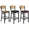 Flash Furniture XU-DG-6H3B-SLAT-BAR-NATW-GG - Item 104195