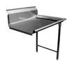 GSW USA 36"W Right Clean Straight Dishtable 16 Gauge Stainless Steel - DT36C-R 