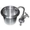 GSW USA 5.5in Diameter Stainless Steel Drop In Dipper Well Sink - HS-DSROG 