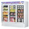 Turbo Air 58.45cuft Commercial Freezer with 3 Swinging Glass Doors White - TGF-72F-N 