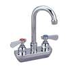 BK Resources OptiFlow Solid Body Faucet With 8in Gooseneck Spout - BKF-4SM-8G-G 