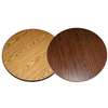 Atlanta Booth & Chair Reversible 60in Round Wood Grain Restaurant Dining Table Top - RTTP60R 