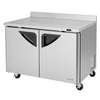 Turbo Air 49in Commercial 12cuft Worktop Cooler 2 Doors Stainless - TWR-48SD-N 