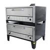Peerless Ovens 52in Wide Double Deck Pizza Oven Gas Floor Model Stainless - CW200P 