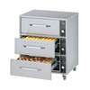 Hatco 29.5"W Three Drawer Food Warmer 1350W Freestanding - HDW-3-120-QS 