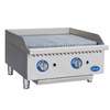 Globe 24in Counter-Top Gas Char-broiler - Radiant - Stainless - GCB24G-SR 