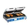 Globe Double Sandwich/Panini Grill With 14in x 14in Grooved Plates - GPGDUE14D 