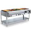 Vollrath 2 Well Electric Hot Food Table stainless steel with Cutting Board 1400W - 38102 