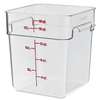 Cambro 18qt Food Storage Container Square Clear - 18SFSCW135 