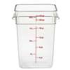 Cambro 22qt Food Storage Container Square Clear - 22SFSCW135 