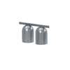 Nemco Chain Hung Single Row Suspension Bar Heat Lamp with 2 Bulbs - 6006-2 