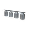 Nemco Chain Hung Single Row Suspension Bar Heat Lamp with 4 Bulbs - 6006-4 