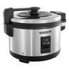 Hamilton Beach 60 Cup Electric Rice Cooker Stainless with Moisture Cup 120v - 37560R 