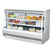 Turbo Air 72.5in High Profile Deli Case Cooler 2 Shelves Curved Glass - TCDD-72H-W(B)-N 
