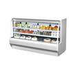 Turbo Air 96.5in High Profile Curved Glass Deli Case Cooler 4 Shelves - TCDD-96H-W(B)-N 
